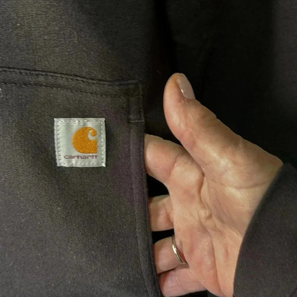 Carhartt Force Relaxed Fit,lightweight sweatshirt, stain breaker,pouch pocket - Picture 3 of 10